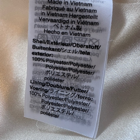 J. Crew Factory Cream Bomber Jacket sz S (read entire description) - Picture 4 of 13